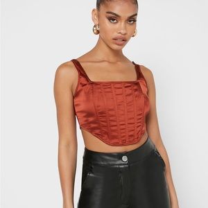 Missguided Satin Corset (NWT!!)